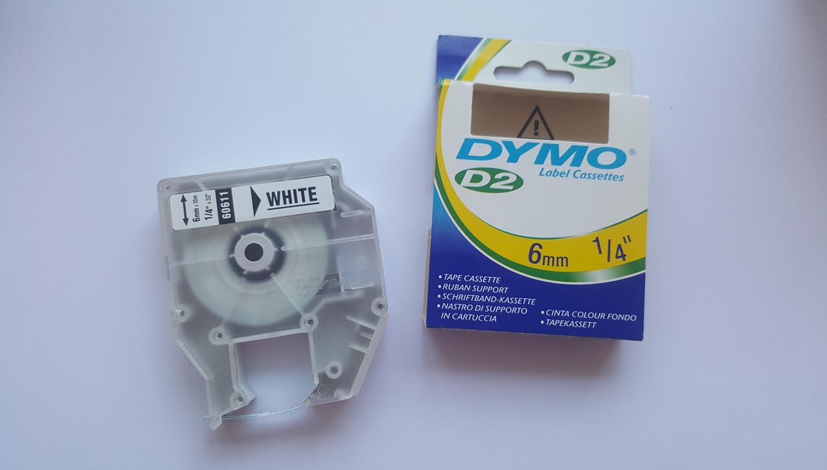 DYMO 6mm D2 label tape labelprinter-tape | bol.com