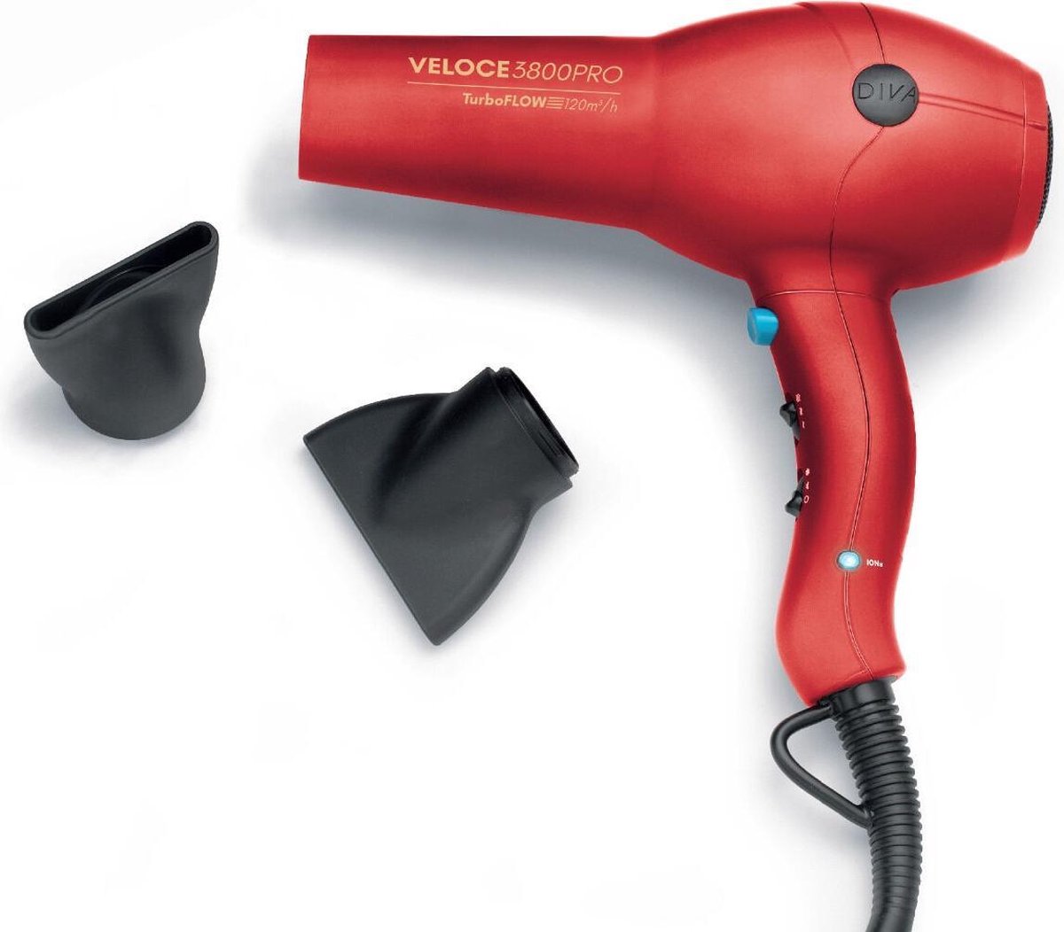Diva Föhn Dryer Veloce 3800PRO Red