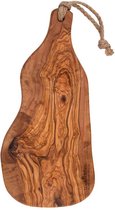 Planche de service rustique en bois d'olivier pur - Bois d'olivier - 40-45cm