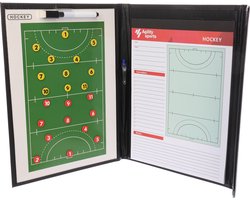 Tactiekmap hockey - Agility Sports - Coachmap - Coachbord - Zwart