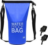 Outdoor Travel Bag, Waterdichte Dry Bag, Duffel Bag, Waterdichte Tas Blauw 30 liter