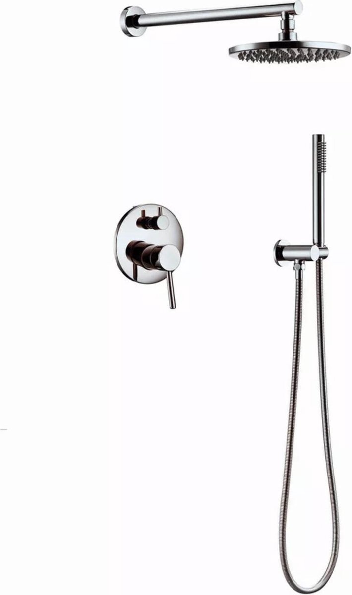 Blackline TS Premium regendoucheset -Inbouw- Chroom -Doucheset- 20CM- Stortdouche- Complete doucheset-