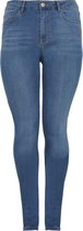 Yoek | Grote maten - dames jeans skinny fit -  lichtblauw