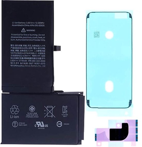 Voor iPhone Xs Max batterij reparatie kit -originele kwaliteit | bol.com
