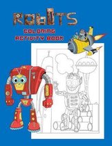 Robots Coloring Activity Book