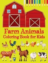 Farm animals coloring books for kids