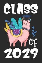 Class of 2029: Llama notebook - Llama First Day Of 3rd Grade Notebook, Grow With Me Notebook Gifts