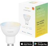 Hombli Buitenverlichting - Tuinspot - Wit & Gekleurd Licht - Starter Kit, 3 stuks - LED Buitenlamp - 1 stuk - Aluminium, Zwart