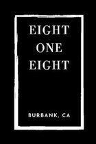 Social Media Address Contact Book - Eight One Eight Burbank, CA