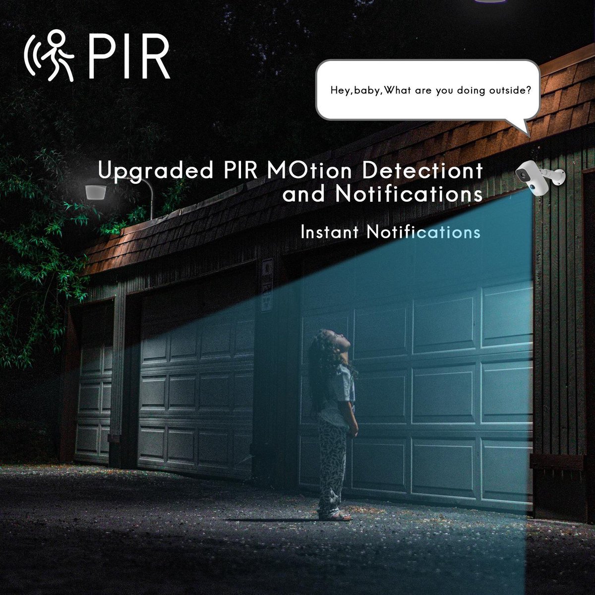 Beveiligingscamera - 100% draadloze Camera - wifi Camera - oplaadbaar met zonne-energie - inclusief zonne-energiepaneel - overal te plaatsen - IP65 weerbestendig - PIR bewegingscensor - SD-kaart ondersteuning of Cloudopslag. – foto 7