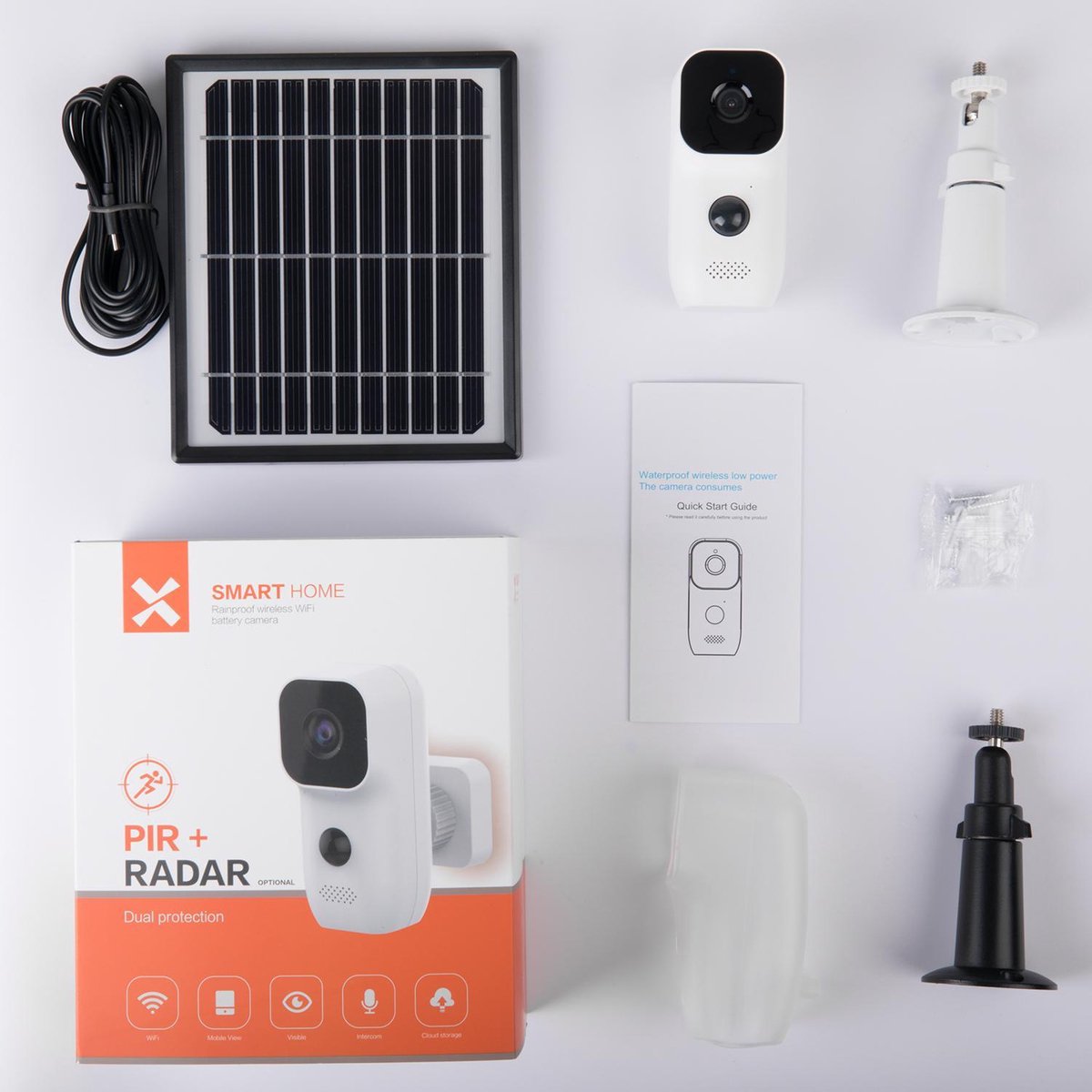 Beveiligingscamera - 100% draadloze Camera - wifi Camera - oplaadbaar met zonne-energie - inclusief zonne-energiepaneel - overal te plaatsen - IP65 weerbestendig - PIR bewegingscensor - SD-kaart ondersteuning of Cloudopslag. – foto 5