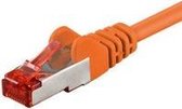 CAT6 S/FTP (PIMF) patchkabel / internetkabel 7,50 meter oranje - netwerkkabel