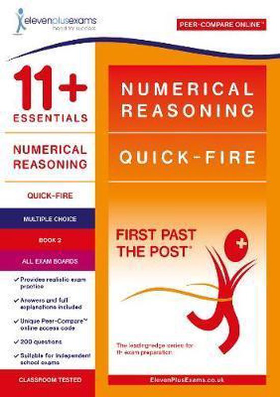 11+ Essentials Numerical Reasoning: Quick-Fire Book 2 - Mult ... - cover