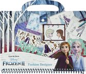 Frozen - Fashion Designer Set - Kleurboek - Stickerboek - Designboek