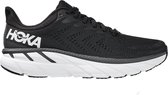 Hoka Clifton 7  Sportschoenen - Maat 43 1/3 - Mannen - zwart,wit