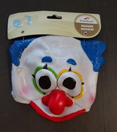 luxe rubberen masker van scary clown