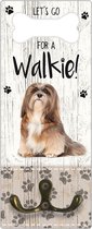 Leibanddrager: Lhasa Apso - Kapstok voor: Hondenriem - Halsband - Hondentuig