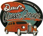 Dad's Classic Garage Retro Zwaar Metalen Bord 50 x 42 cm