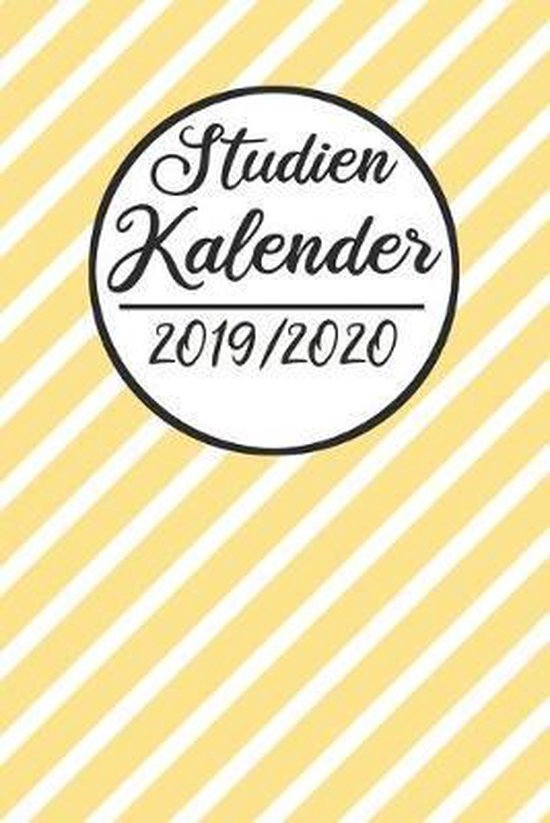 Studien Kalender 2019 / 2020, Studienkalender Geschenk  9781688056954 