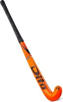 Dita Megatec C15 J-Shape S-Bow Hockeystick - 28 Inch - Fluo Rood/Zwart
