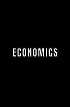 Economics: Student Subject Journal With Blank Lined Pages - COLLEGE RULED - Class Notebook