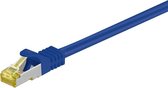 Cat7 S/FTP (PIMF) patchkabel / internetkabel 15 meter blauw - netwerkkabel