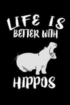 Life Is Better With Hippos: Animal Nature Collection
