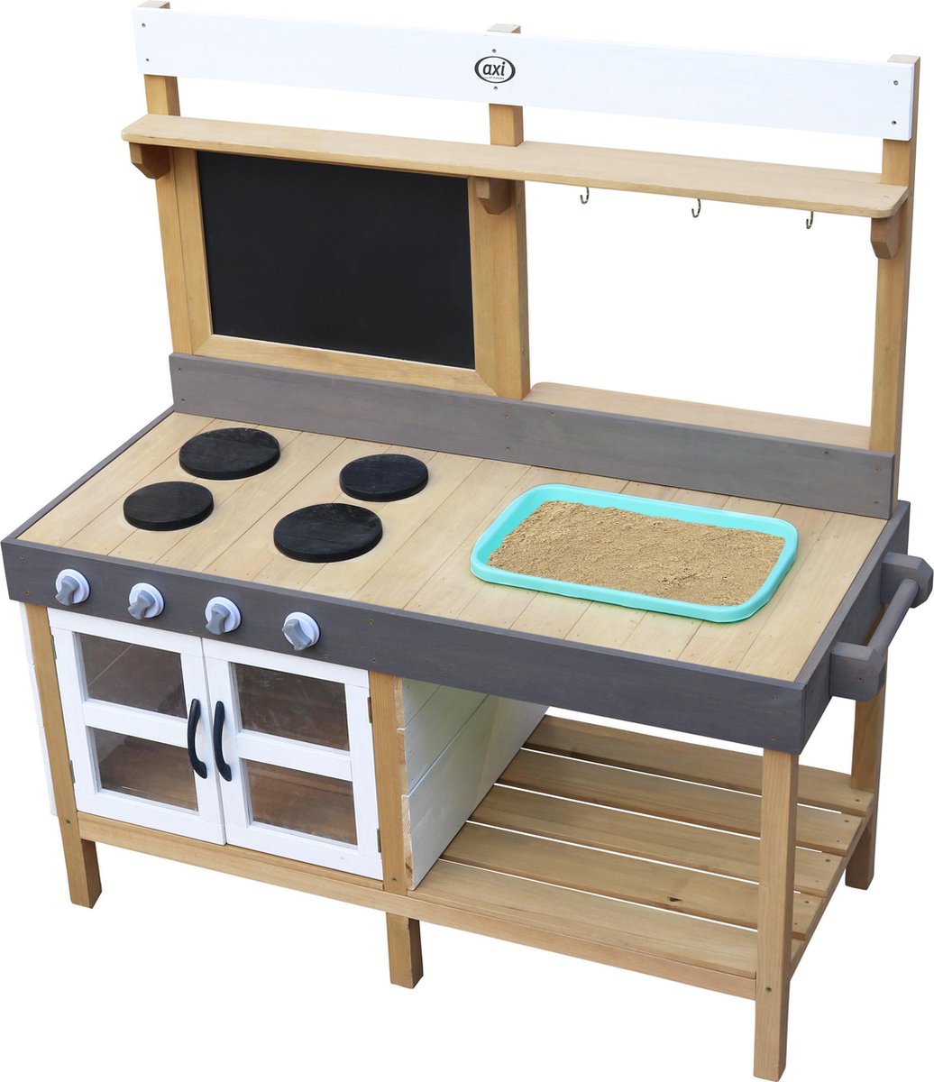 AXI Rosa Zand & Water Speelkeuken Groot - Incl. 17-delige accessoire set - Modder Keuken — afbeelding 2