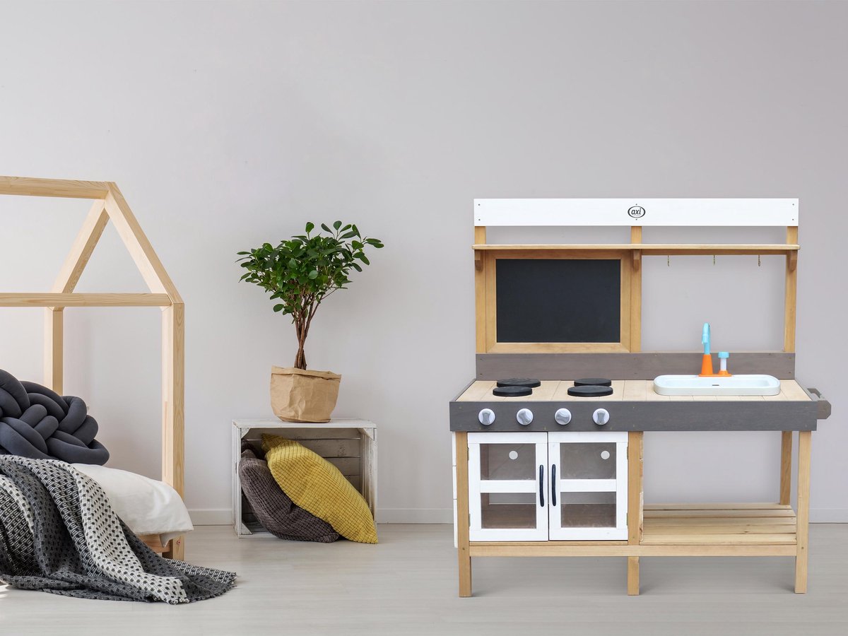 AXI Rosa Zand & Water Speelkeuken Groot - Incl. 17-delige accessoire set - Modder Keuken — afbeelding 10