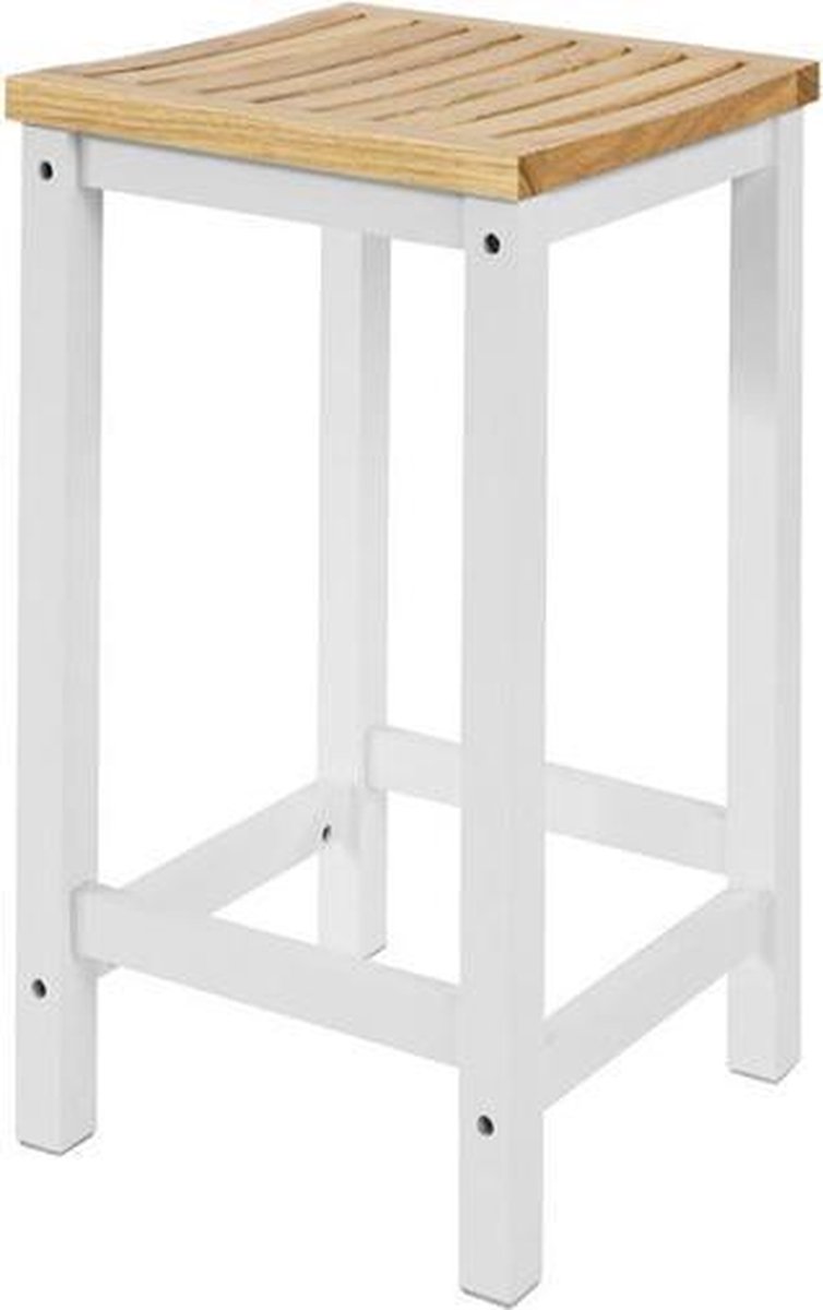 Simpletrade Barkruk - Kruk - Voetensteun - Hout - 35x60.5x35 cm