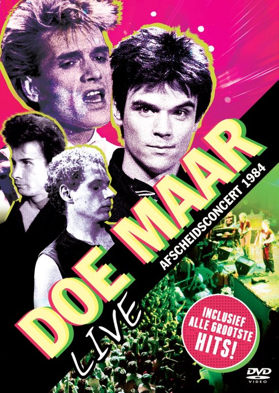 Cover van de film 'Doe Maar - Afscheidsconcert 1984'