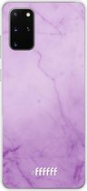 Samsung Galaxy S20+ Hoesje Transparant TPU Case - Lilac Marble #ffffff