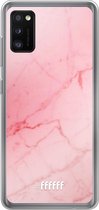 Samsung Galaxy A41 Hoesje Transparant TPU Case - Coral Marble #ffffff