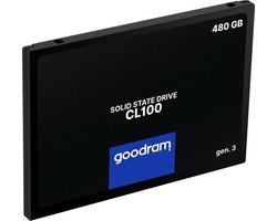 Goodram CL100 Serie - 480 GB SSD Schijf - SATA III - 2,5 inch - Snelle Gegevensoverdracht