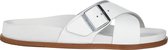 Birkenstock Siena Premium Slippers Wit Leer Narrow-fit - maat 39