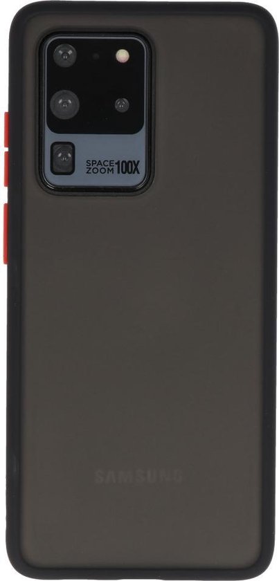 Hardcase Backcover Hoesje Geschikt voor Samsung Galaxy S20 Ultra Zwart