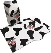 Presentdoosje Melkpak "Koe": 7,5 x 6 x 15,5cm (10 stuks)