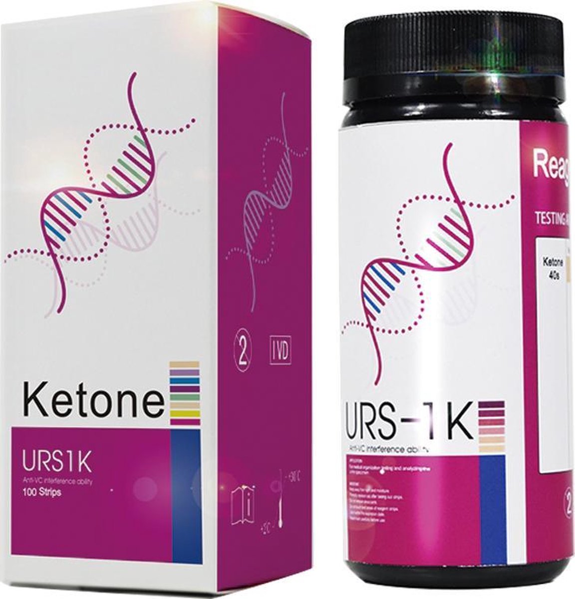 Keto Teststrips 100 strips Ketose test Keto Sticks