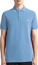 Fred Perry - Polo Lichtblauw L15 - Slim-fit - Heren Poloshirt Maat L