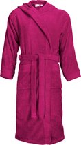 The One Badstoffen Badjas met capuchon Magenta XXL/3XL