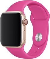 iWatch bandje – Barbie Pink – 38/40 mm – Apple Watch – Sportbandje – Barbie Powder - S/M – Siliconen - Apple Watch Serie 3/2/1 – Apple Watch Serie 5/4