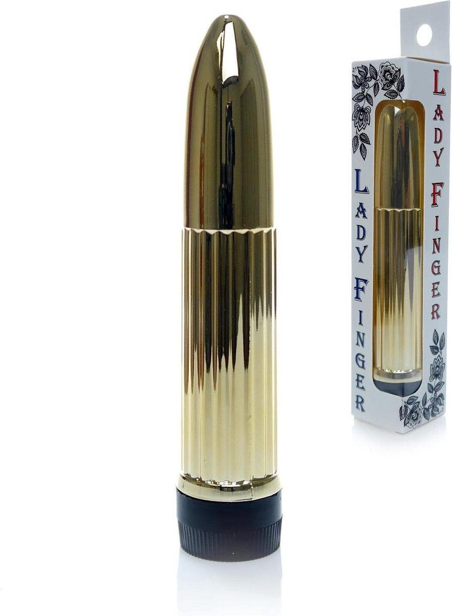 Goedkoopste Vibrator- Bullet - LadyFinger - Goud
