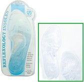 Decopatent® Inlegzolen - Health Comfort Reflexologie - Massage Zooltjes - Voetreflexologie - Inlegzooltjes - 38tm42 - Heren-Mannen