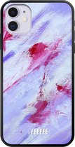 iPhone 11 Hoesje TPU Case - Abstract Pinks #ffffff