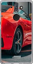 Nokia 8 Sirocco Hoesje Transparant TPU Case - Ferrari #ffffff