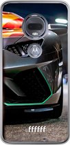 Motorola Moto G7 Hoesje Transparant TPU Case - Lamborghini #ffffff