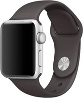 iWatch bandje – donker bruin – 38/40 mm – Apple Watch – Sportbandje – Cocoa - S/M – Siliconen - Apple Watch Serie 3/2/1 – Apple Watch Serie 5/4