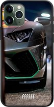 iPhone 11 Pro Hoesje TPU Case - Lamborghini #ffffff