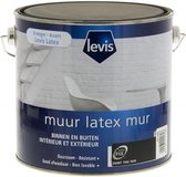 Levis Muur Latex mat zwart 2.5L- Muurverf
