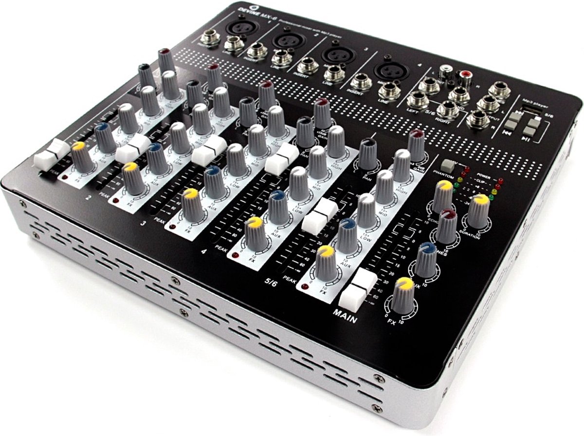 Devine MX-6 PA en studio mixer | bol